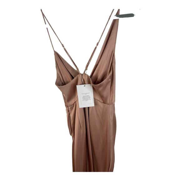 Significant Other Aria Cowl Neck Satin Maxi Dress Formal Gala Party Prom Size 2 - Picture 7 of 16